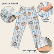 Grandma Custom Kids Photo - Personalized Photo Sweatpants, Lounge Pants With Pockets