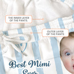 Grandma Custom Kids Photo - Personalized Photo Sweatpants, Lounge Pants With Pockets