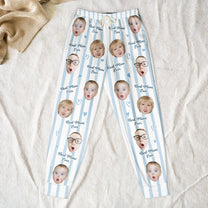 Grandma Custom Kids Photo - Personalized Photo Sweatpants, Lounge Pants With Pockets