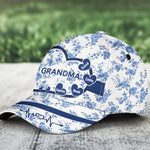 Grandma Floral Version - Personalized Classic Cap - Gift For Grandma