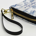 Grandma - Floral Version - Personalized Leather Long Wallet