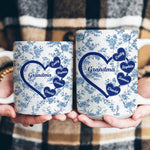 Grandma - Floral Version - Personalized Mug