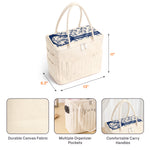 Grandma Flower Toile De Jouy - Personalized Knitting Bag