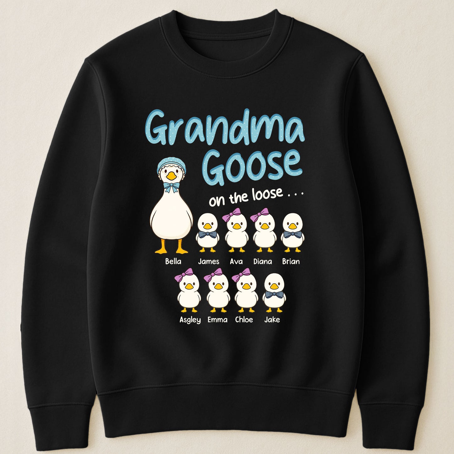 Grandma Goose On The Loose - Personalized Shirt