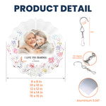 Grandma I Love You - Personalized Photo Wind Spinner