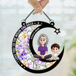 Grandma I Love You - Personalized Window Hanging Suncatcher Ornament