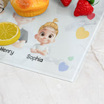 Grandma Kitchen - Personalized Glass Cutting Board