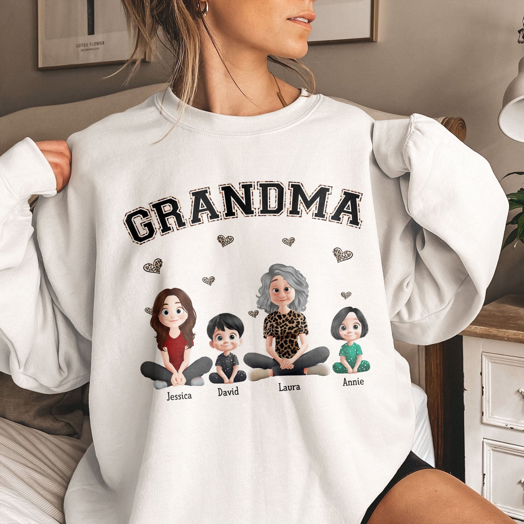Grandma Leopard - Personalized Shirt