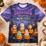 Grandma Little Monsters - Personalized Shirt 1