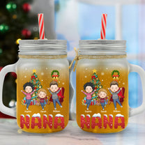 Grandma Life Mason Jar Cup