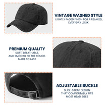 Grandma Of Little Monsters Halloween - Personalized Distressed Denim Cap