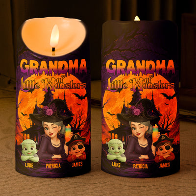 Grandma Of Little Monsters - Personalized Candles
