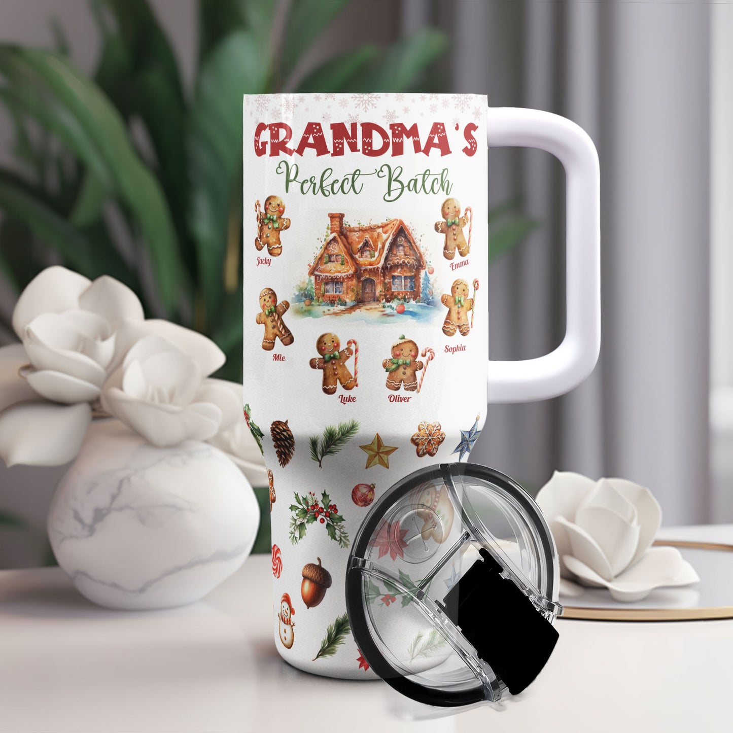 Grandma Perfect Batch Tumbler - Personalized 40oz Tumbler With Straw