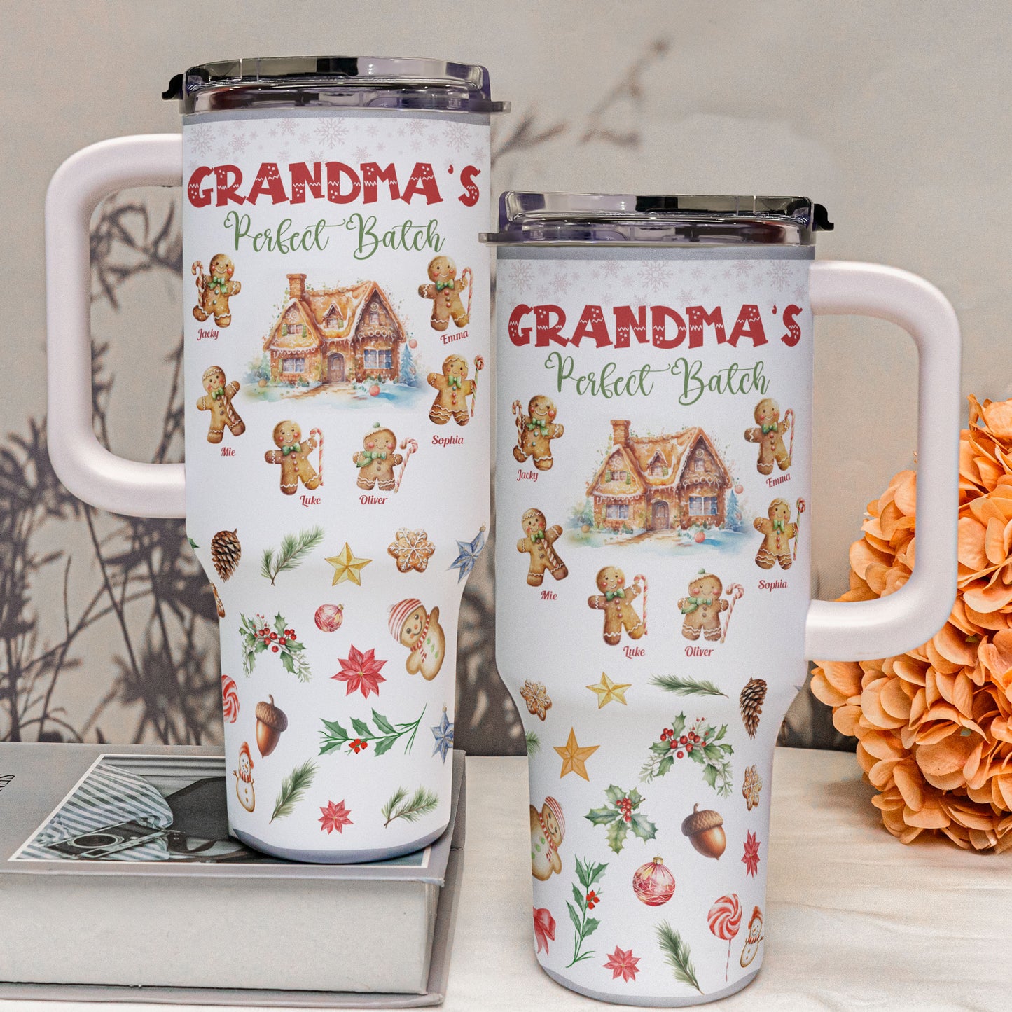 Grandma Perfect Batch Tumbler - Personalized 40oz Tumbler With Straw