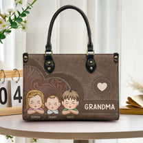Grandma - Personalized Leather Bag