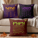 Grandma Spooky Spiders Web - Personalized Pillow 1