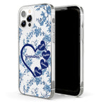 Grandma - Toile De Jouy Version - Personalized Clear Phone Case