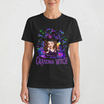 Grandma Witch Halloween Customes, Grandma Halloween Gift - Personalized Shirt