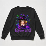 Grandma Witch Halloween Customes, Grandma Halloween Gift - Personalized Shirt
