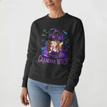 Grandma Witch Halloween Customes, Grandma Halloween Gift - Personalized Shirt