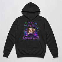 Grandma Witch Halloween Customes, Grandma Halloween Gift - Personalized Shirt