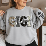Grandma, Gigi, Nana Custom With Grandkids Names - Bible Style Design - Personalized Sweatshirt