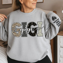 Grandma, Gigi, Nana Custom With Grandkids Names - Bible Style Design - Personalized Sweatshirt