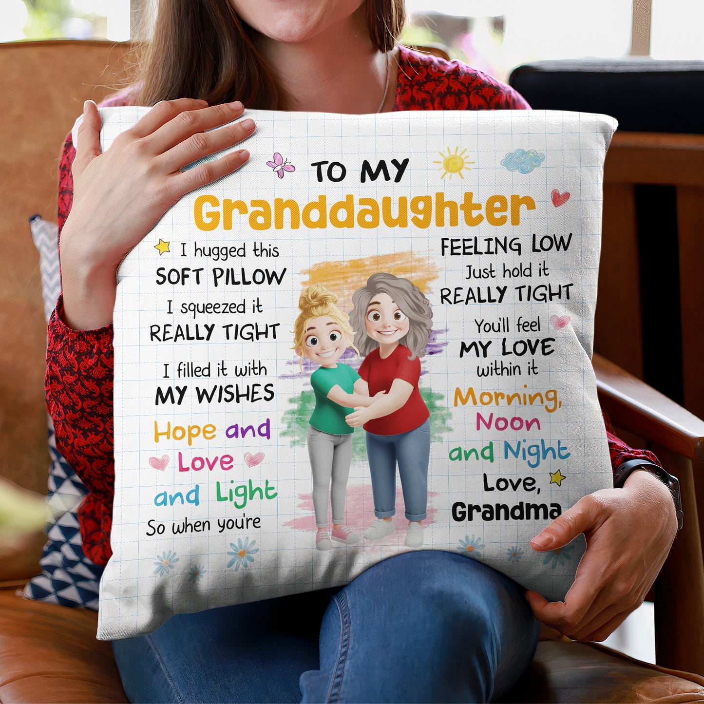 Grandma-And-Grandkid-Hug-This--Personalized-Pillow-(Insert-Included)-4