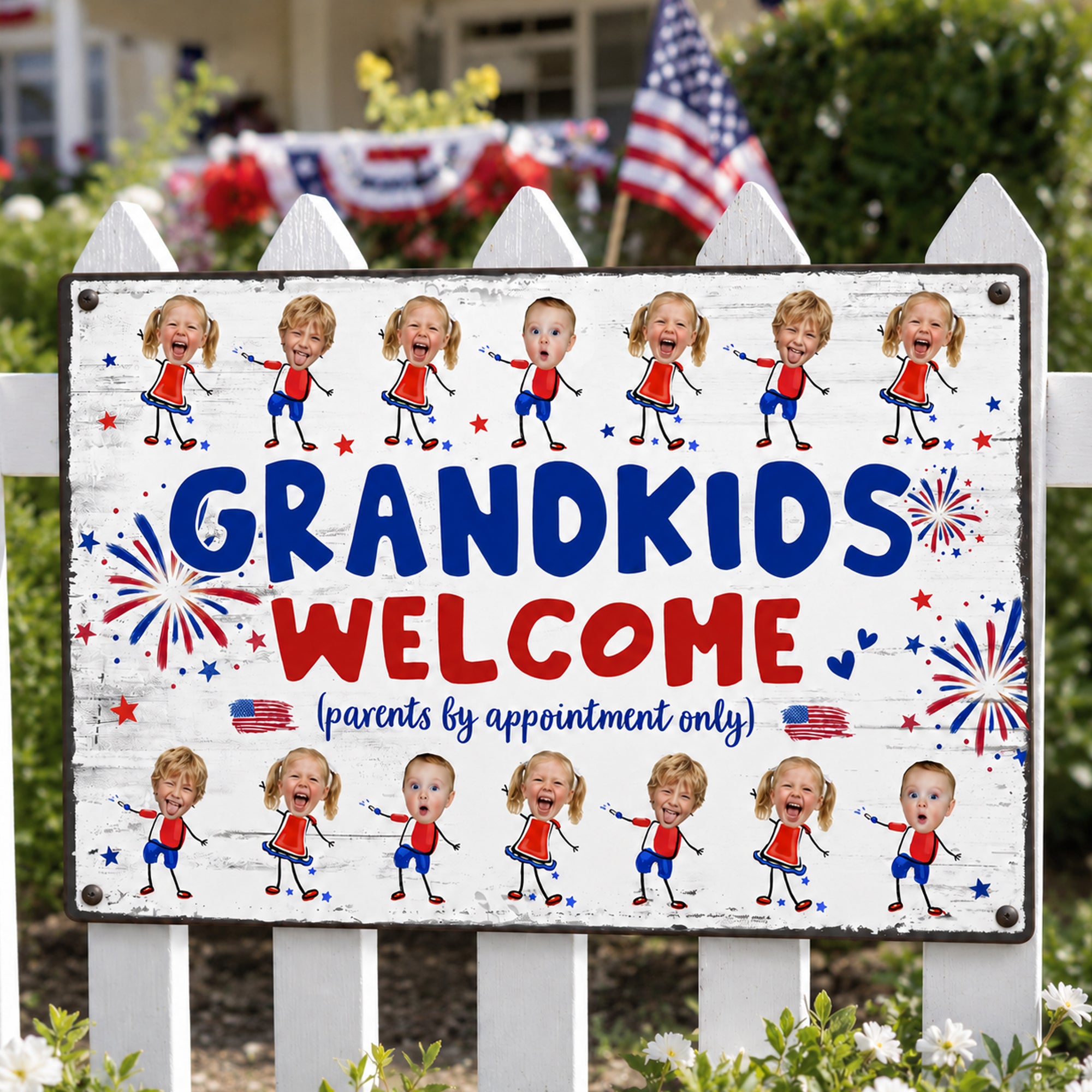 Grandma-And-Grandpa'S-House-Funny-Independence-Day-Personalized-Metal-Sign-1