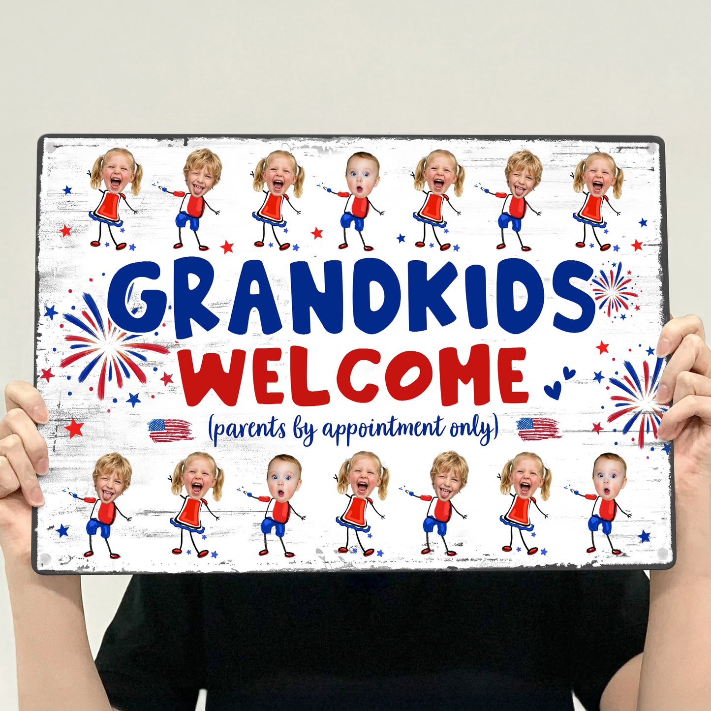 Grandma-And-Grandpa'S-House-Funny-Independence-Day-Personalized-Metal-Sign-5