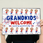 Grandma-And-Grandpa'S-House-Funny-Independence-Day-Personalized-Metal-Sign-5