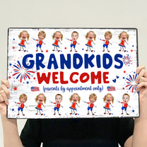 Grandma-And-Grandpa'S-House-Funny-Independence-Day-Personalized-Metal-Sign-5