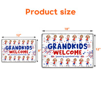 Grandma-And-Grandpa'S-House-Funny-Independence-Day-Personalized-Metal-Sign-6