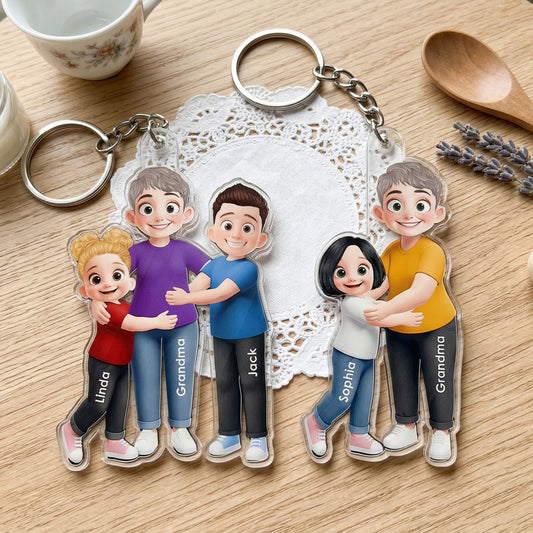 Grandma_And_Grankid_Love_Personalized_Keychain_1