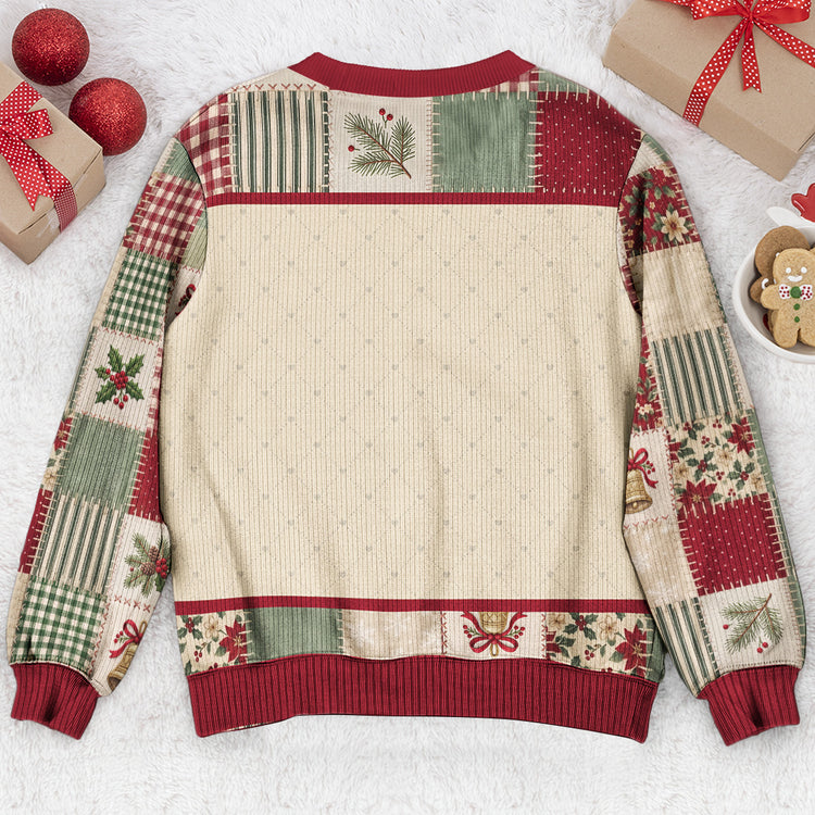 Grandma-Garden-Patchwork-Print-Birth-Flower-Personalized-Sweater-4