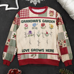 Grandma-Garden-Patchwork-Print-Birth-Flower-Personalized-Sweater-5