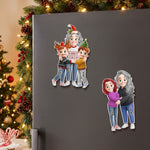 Grandma-Hugging-Christmas-Vibe-Personalized-Magnet-1