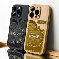 Grandma_Mom_Little_Sweethearts_Personalized_Leather_Phonecase_5