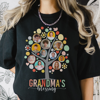 Grandma's Blessing - Personalized Photo Comfort Tee