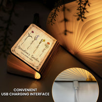 Grandma's Garden - Personalized Book Lamp