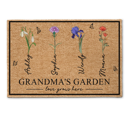 Grandma‘s Garden - Personalized Doormat