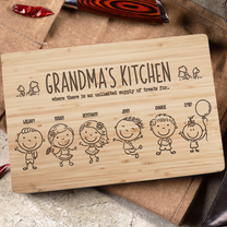 Grandma's Kitchen - Personalized Cutting Board