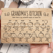 Grandma's Kitchen - Personalized Cutting Board