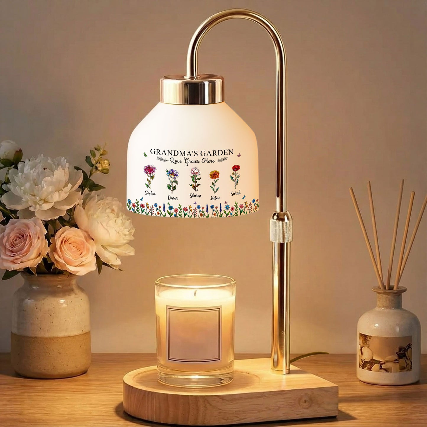 Grandma'S-Garden-Love-Grows-Here-Personalized-Candle-Warmer-3