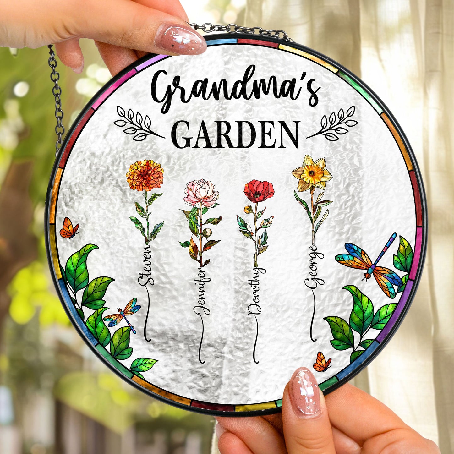 Grandma_S_Garden_New_Version_Personalized_Window_Hanging_Suncatcher_2