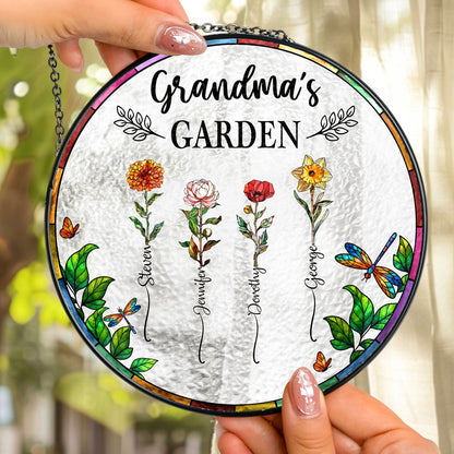 Grandma_S_Garden_New_Version_Personalized_Window_Hanging_Suncatcher_2