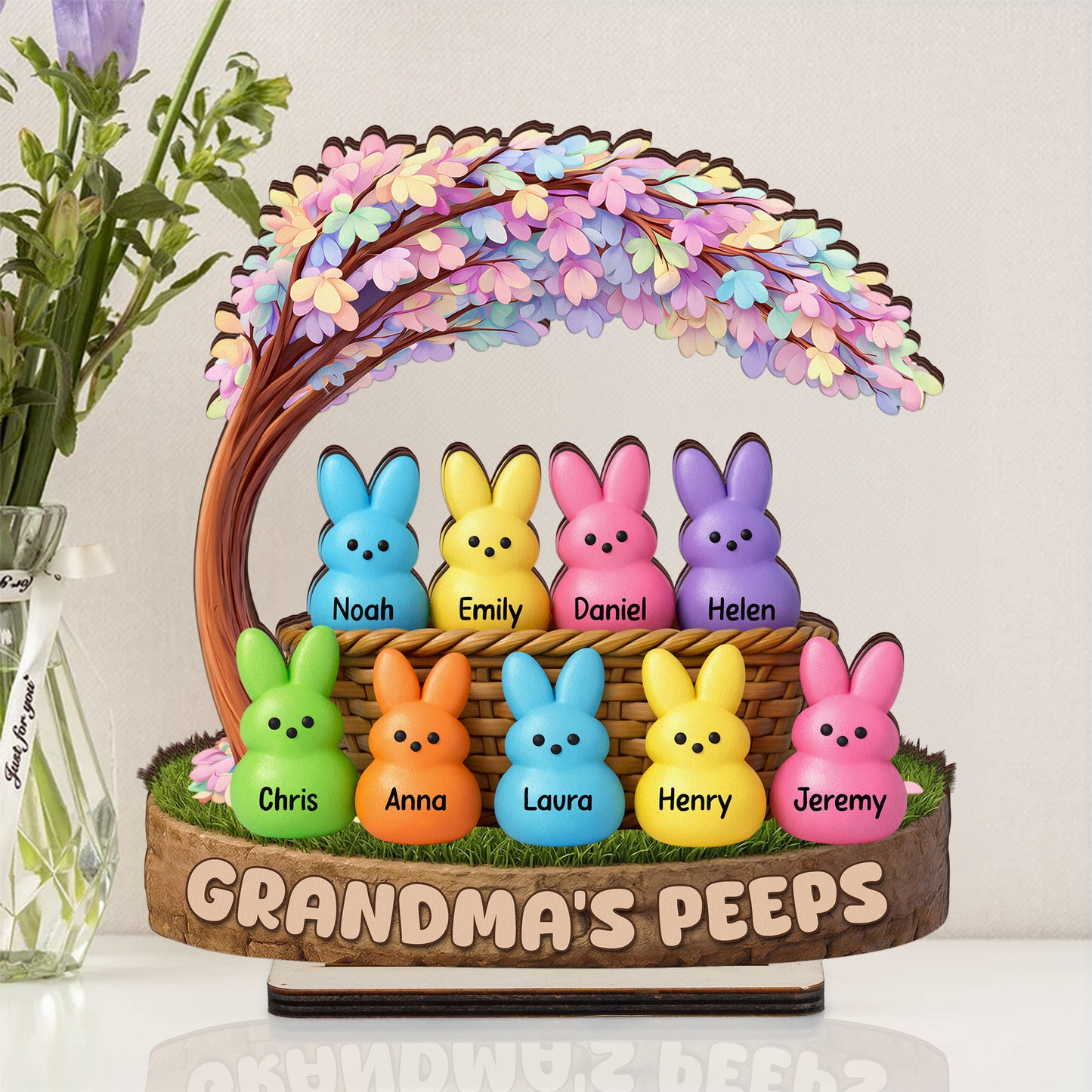 Grandma'S-Peeps-Easter-Personalized-Wooden-Plaque-4