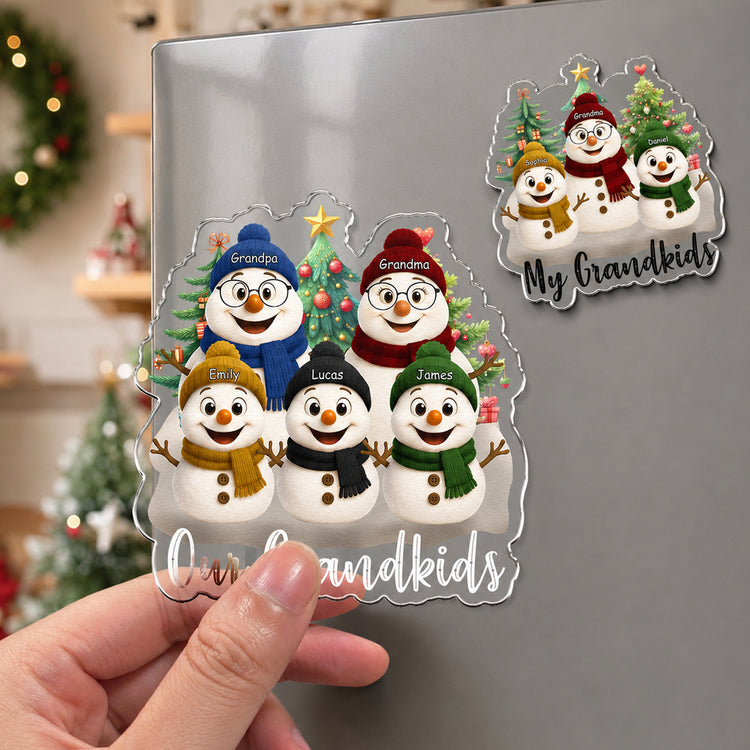 Grandma-Snowman-Christmas-Vibe-Personalized-Magnet-5