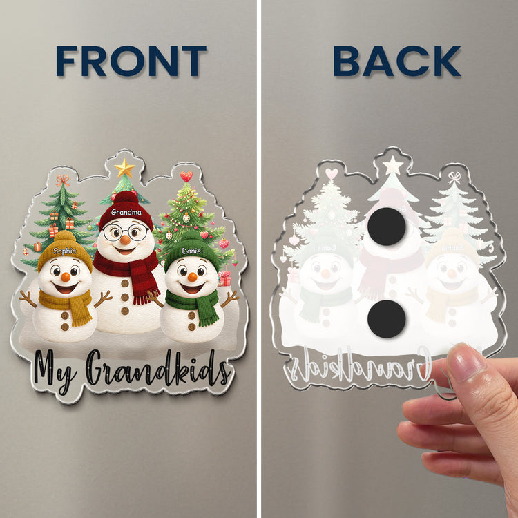 Grandma-Snowman-Christmas-Vibe-Personalized-Magnet-6