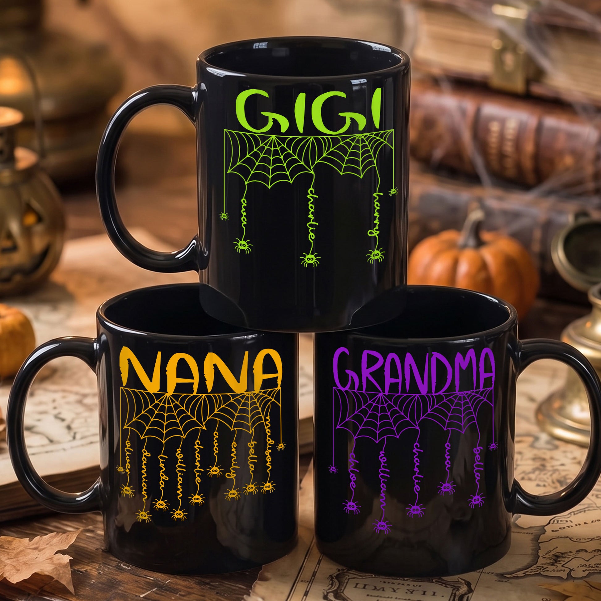 Grandma-Spooky-Spiders-Web-Personalized-Mug-1